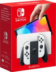 Nintendo Switch OLED - valkoinen -pelikonsoli