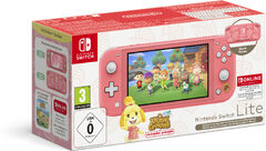 Nintendo Switch Lite - Isabelle Aloha Edition + 12 kk Nintendo Online -pelikonsoli