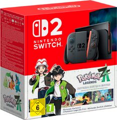 Nintendo Switch 2 + Pokémon Legends: Z-A -pelikonsoli