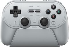 8BitDo Pro 3 Bluetooth - Harmaa -peliohjain