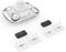 8BitDo Dual Charging Dock - Valkoinen