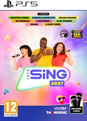 Let’s Sing 2027 & 2 mikrofonia (PS5) -peli
