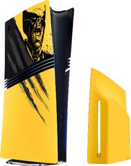 Sony PlayStation 5 Pro Cover - Marvels Wolverine Battle Yellow Limited Edition