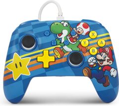 PowerA Enhanced Wired Controller - Mushroom Kingdom Friends -peliohjain