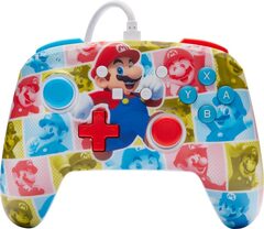 PowerA Enhanced Wired Controller - Mario Hero Reel -peliohjain
