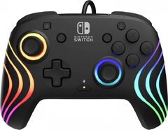 PDP Afterglow Wave Wired Controller - Switch - Musta -peliohjain