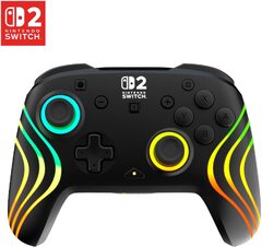 PDP Afterglow Wave Wireless Controller - Switch 2 - Musta -peliohjain