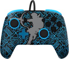PDP Rematch Glow Wired Controller - Switch - Sheikah Shoot -peliohjain