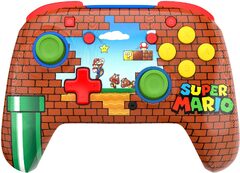 Turtle Beach Rematch Wireless Controller - Switch - Mario Bricks Reveal -peliohjain